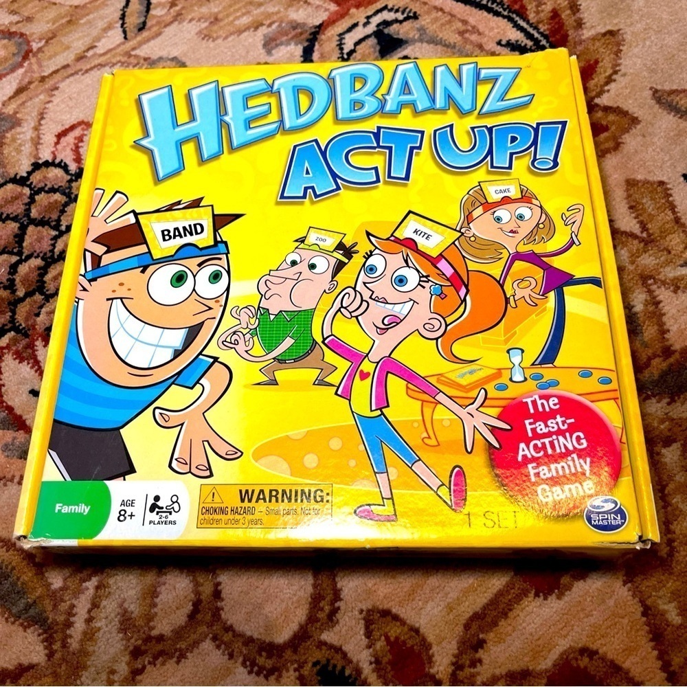 Hedbanz Act Up- charades board game- missing due